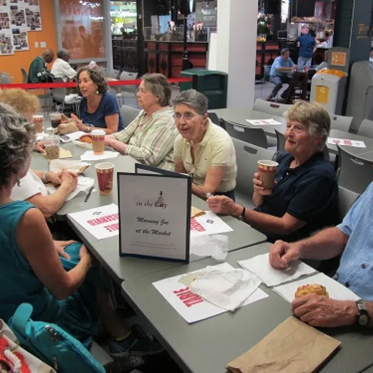 Morning Joe at the Market